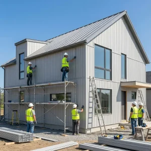 монтаж на сайдинг